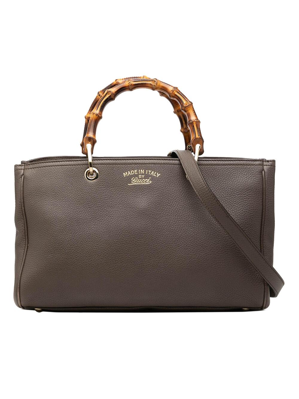 Gucci Bamboo Shopper Tote Leather #376181G87B